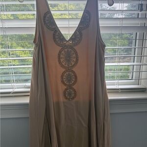 Lilly Pulitzer Beige Dress with Gold Accents